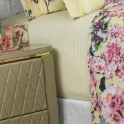 Jogo de Cama Queen Percal 200 fios - Leny Marfim - Dui Design