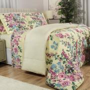 Edredom Queen Percal 200 fios - Leny Marfim - Dui Design