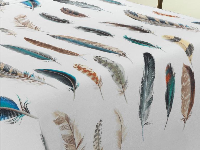 Cobertor Avulso Queen Flanelado com Estampa Digital - Leveza - Dui Design