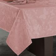 Toalha de Mesa Fácil de Limpar Retangular 8 Lugares 160x270cm - Liberty Rosa Velho - Dui Design