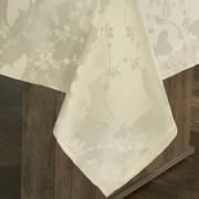 Toalha de Mesa Fcil de Limpar Retangular 10-12 Lugares 160x320cm - Liberty Vanilla - Dui Design