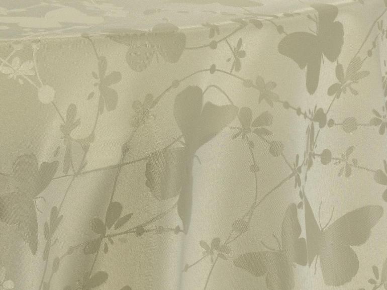 Toalha de Mesa Fácil de Limpar Redonda 180cm - Liberty Vanilla - Dui Design