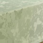 Toalha de Mesa Fcil de Limpar Retangular 6 Lugares 160x220cm - Liberty Verde Claro - Dui Design