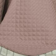 Kit: 1 Cobre-leito Casal + 2 porta-travesseiros Cetim 300 fios - London Rosa Velho - Dui Design