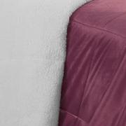 Edredom Solteiro Pele de Carneiro e Plush Micromink- Sherpa Londres Malaga - Dui Design