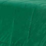 Edredom Solteiro Pele de Carneiro e Plush Micromink- Sherpa Londres Verde Ultramarine - Dui Design