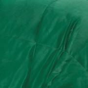 Edredom Queen Pele de Carneiro e Plush Micromink - Sherpa Londres Verde Ultramarine - Dui Design