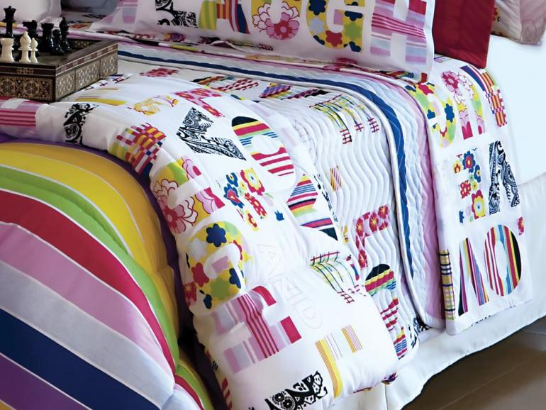 Jogo de Cama Casal 150 fios 100% Algodo - Love - Kacyumara