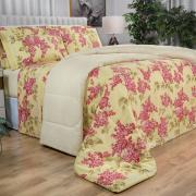 Jogo de Cama Casal 150 fios - Mabel Marfim - Dui Design