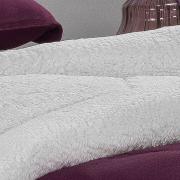 Edredom Queen Pele de Carneiro e Plush - Sherpa Madrid Ameixa - Dui Design
