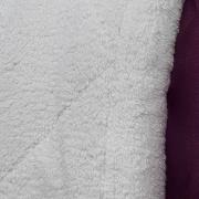 Edredom Queen Pele de Carneiro e Plush - Sherpa Madrid Ameixa - Dui Design