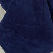 Edredom Solteiro Pele de Carneiro e Plush - Sherpa Madrid Azul Nave - Dui Design