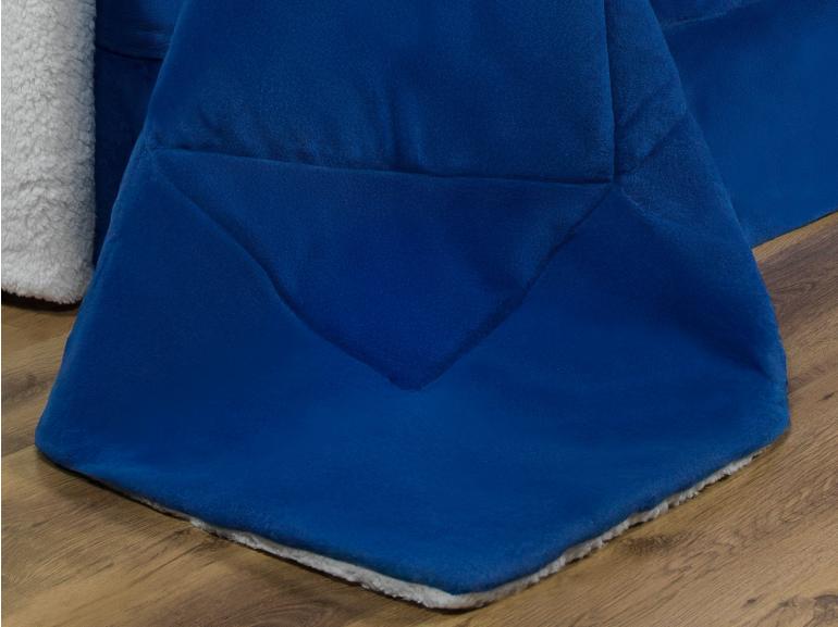 Edredom King Pele de Carneiro e Plush - Sherpa Madrid Royal - Dui Design
