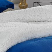 Edredom King Pele de Carneiro e Plush - Sherpa Madrid Royal - Dui Design