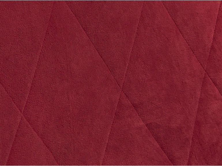 Edredom Solteiro Plush e Pele de Carneiro - Sherpa Madrid Vermelho - Dui Design