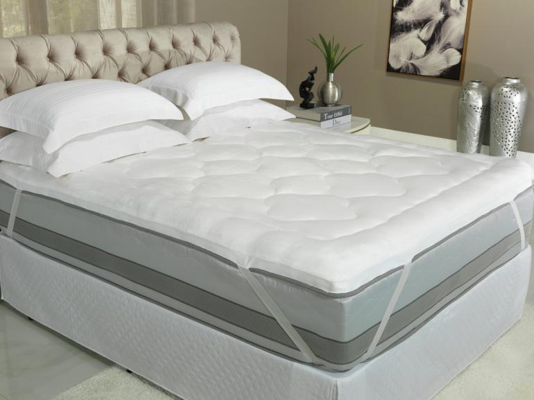 Pillow Top Flanelado Solteiro Fibra Siliconizada Super Volumosa 600 gramas/m² - Magestic - Dui Design