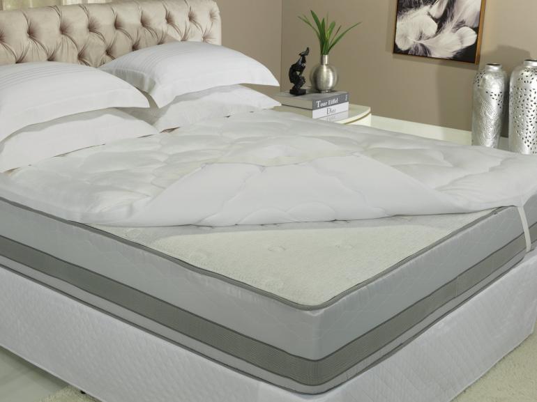 Pillow Top Flanelado King Fibra Siliconizada Super Volumosa 600 gramas/m² - Magestic - Dui Design