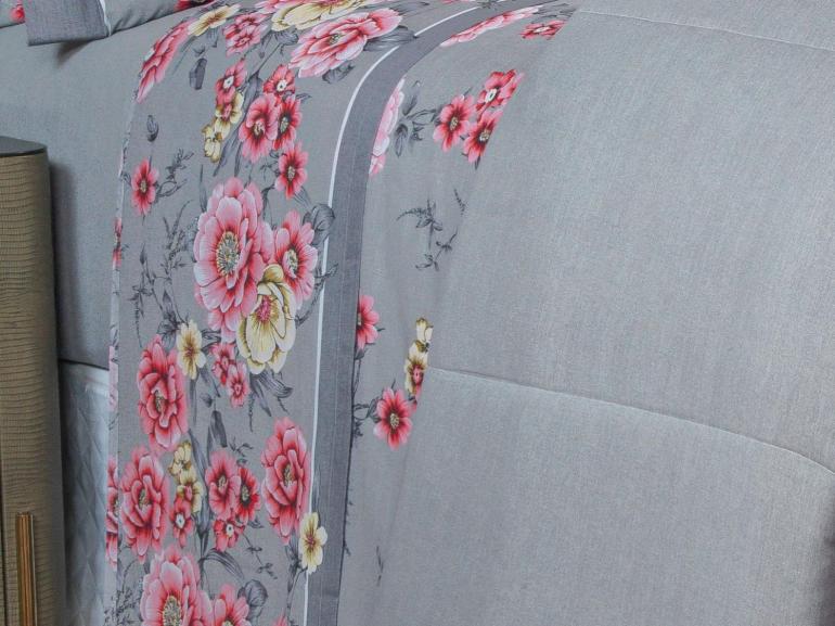 Jogo de Cama King 150 fios - Maiara Cinza - Dui Design