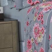 Jogo de Cama King 150 fios - Maiara Cinza - Dui Design