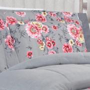 Jogo de Cama King 150 fios - Maiara Cinza - Dui Design