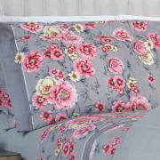 Jogo de Cama King 150 fios - Maiara Cinza - Dui Design