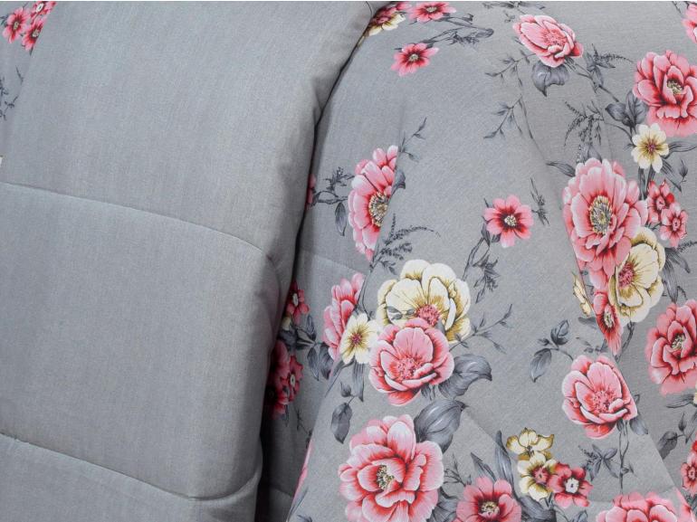 Edredom Queen 150 fios - Maiara Cinza - Dui Design