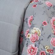 Edredom Queen 150 fios - Maiara Cinza - Dui Design