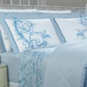 Edredom Queen Cetim 300 fios - Maison Azul - Dui Design