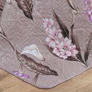 Kit: 1 Cobre-leito Casal Bouti de Microfibra Ultrasonic Estampada + 2 Porta-travesseiros - Malta Vintage - Dui Design