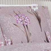 Kit: 1 Cobre-leito Casal Bouti de Microfibra Ultrasonic Estampada + 2 Porta-travesseiros - Malta Vintage - Dui Design