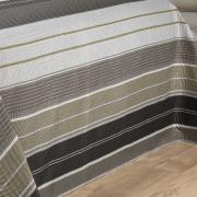 Kit: 1 Cobre-leito Queen Bouti de Microfibra Ultrasonic Estampada + 2 Porta-travesseiros - Manolo Stone - Dui Design