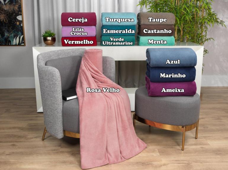 Manta de Microfibra Queen 180 gramas/m² - Napoli - Dui Design