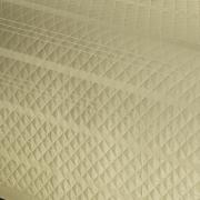 Kit: 1 Cobre-leito Solteiro + 1 porta-travesseiro Cetim 300 fios 100% Algodo - Marais Taupe - Dui Design