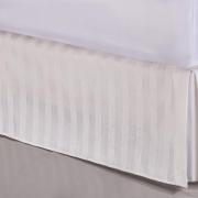 Saia para cama Box Casal - Marinheiro Marfim - Sultan
