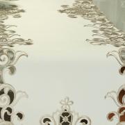 Trilho de Mesa com Bordado Richelieu 45x170cm Avulso - Mary Natural Caqui - Dui Design