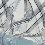 Jogo de Cama Casal Percal 200 fios - Math Azul - Dui Design