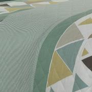 Enxoval Casal com Cobre-leito 7 peas 150 fios - Matheo Verde - Dui Design