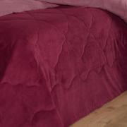 Edredom Casal Plush  - Maxy Cereja e Rosa - Dui Design