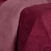 Edredom Casal Plush  - Maxy Cereja e Rosa - Dui Design