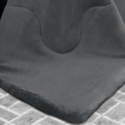 Edredom Casal Plush  - Maxy Grafite e Cinza - Dui Design