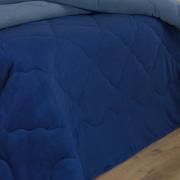 Edredom King Plush  - Maxy Marinho e Azul Stone - Dui Design