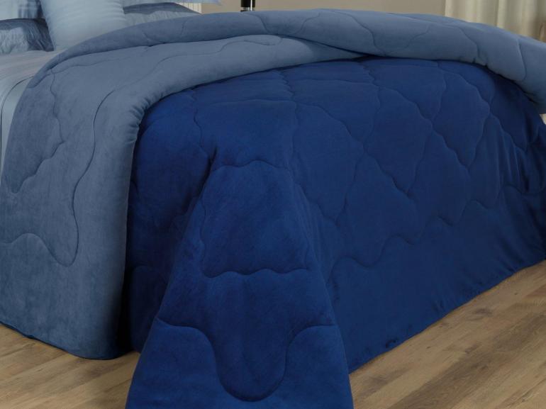 Edredom King Plush  - Maxy Marinho e Azul Stone - Dui Design