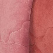 Edredom Queen Plush  - Maxy Rosa Brick e Rosa Velho - Dui Design