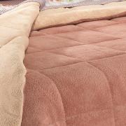 Edredom Plush King  - Maxy Rose Velho Nude - Dui Design