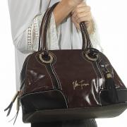 Bolsa em Couro Natural - Maysa Caf - Velina Fabbiano