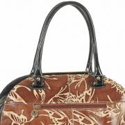 Bolsa em Couro Natural - Milan Marrom - Velina Fabbiano