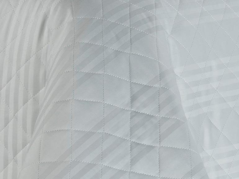 Kit: 1 Cobre-leito Solteiro + 1 porta-travesseiro Cetim 300 fios - Milano Branco - Dui Design