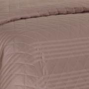Kit: 1 Cobre-leito Queen + 2 porta-travesseiros Cetim 300 fios - Milano Rosa Velho - Dui Design
