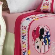 Jogo de Cama Solteiro Kids 100% algodo - Minnie Lovely - Santista