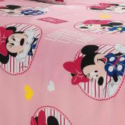 Jogo de Cama Solteiro Kids 100% algodo - Minnie Lovely - Santista